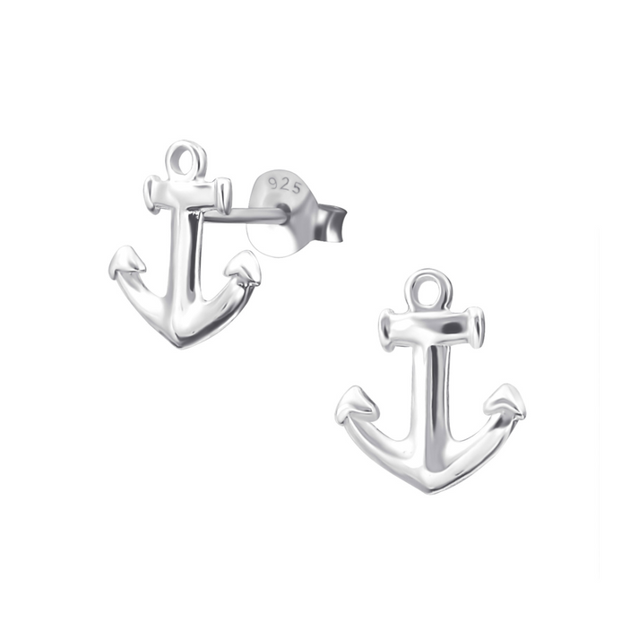 SS Anchor Earrings