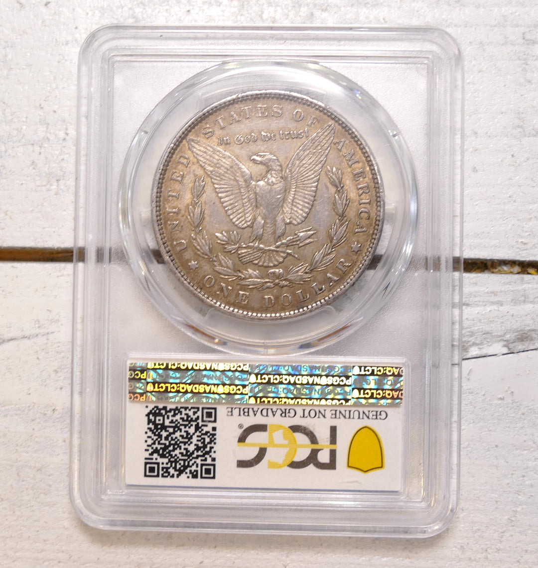 US MORGAN DOLLAR 1893 Philidelphia Mint AU DETAIL