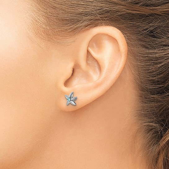 Sterling Silver Rhodium-Plated
