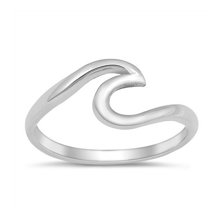 SS WAVE RING 8