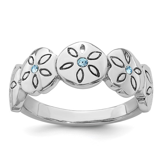 Sterling Silver Rhodium-plated